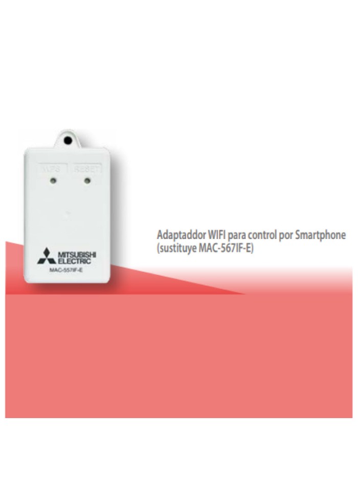 Adaptador WiFi para control por Smartphone Mitsubishi MAC-587IF-E